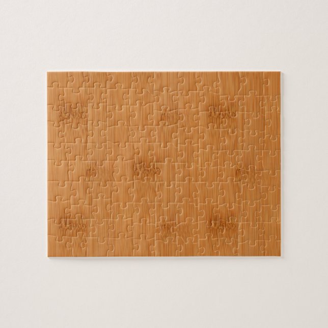 Puzzle Regard du bois de grain de pain grillé en bambou (Horizontal)