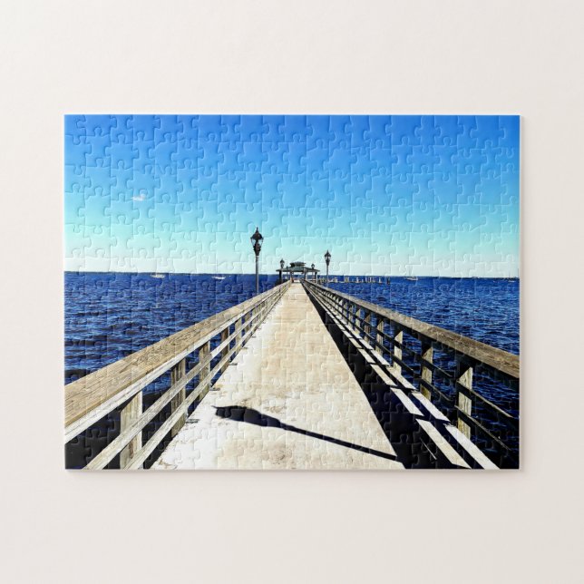 Puzzle Regardant le long de la jetée (Horizontal)