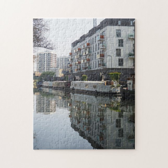 Puzzle Regent's Canal Reflection Londres Royaume-Uni Roya (Vertical)
