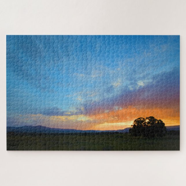 Puzzle Réglez l'emblème du ciel au coucher du soleil 20x3 (Horizontal)