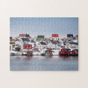 Puzzle Reine Colorée Village de pêcheurs Voyage artistiqu