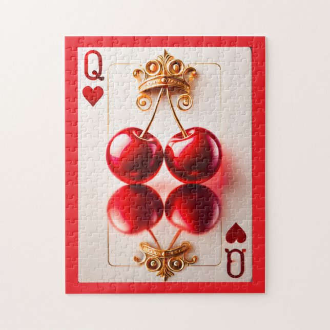 Puzzle Reine de Cœur : Cerise Royale (Vertical)