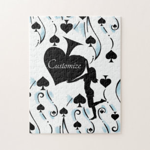 Puzzle Reine des pique tenant de l'As noir Thunder_Cove