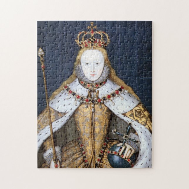 Puzzle Reine Elizabeth I d'Angleterre à Coronation Robe (Vertical)