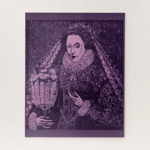 Puzzle Reine Elizabeth I en lavande