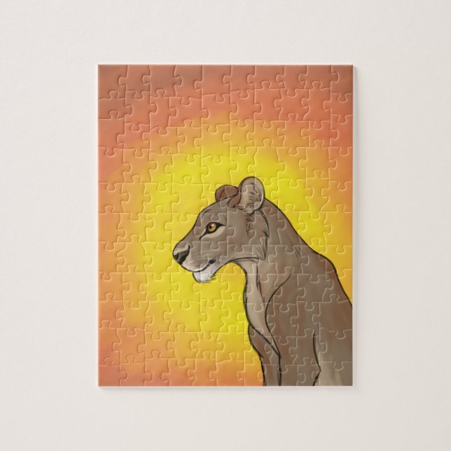 Puzzle Reine Lioness (Vertical)