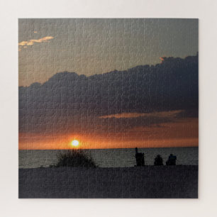 Puzzle Relaxing Beach Sunset - 20x20 - 676 pcs