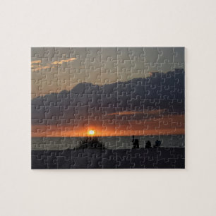 Puzzle Relaxing Beach Sunset - 8x10 - 110 pc