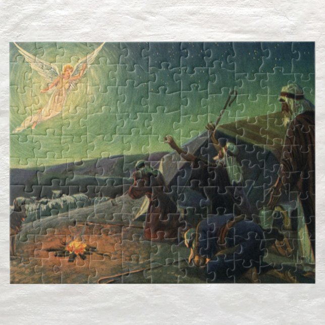 Puzzle Religion vintage, Annonciation aux bergers (Créateur téléchargé)