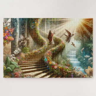 Puzzle Religious Jesus Ascend to Paradise
