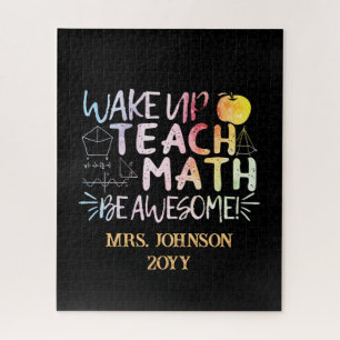 Puzzle Remerciement pour professeur de maths - Soyez géni