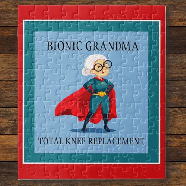 Puzzle Remettez-vous, Grand-mère ! Remplacement du genou  (Créateur téléchargé)