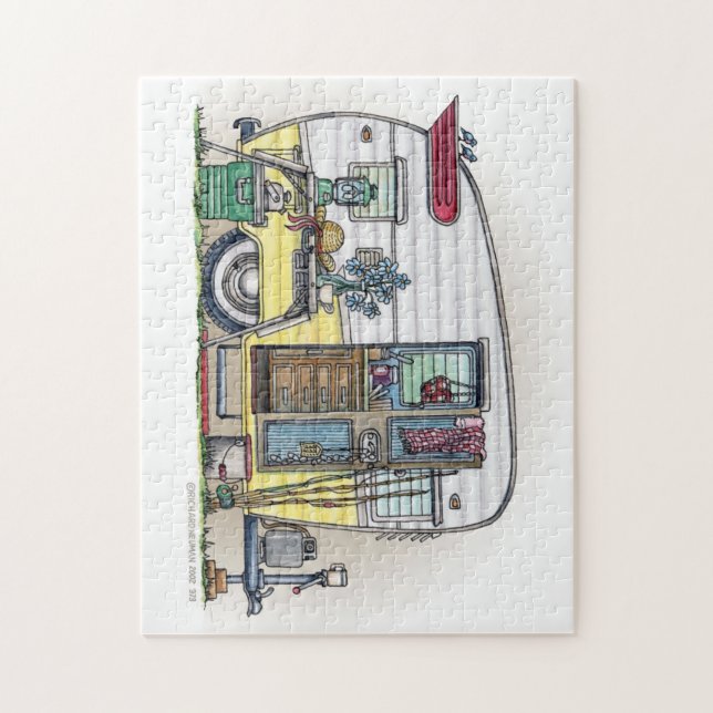 Puzzle Remorque de campeur de Shasta rv (Vertical)