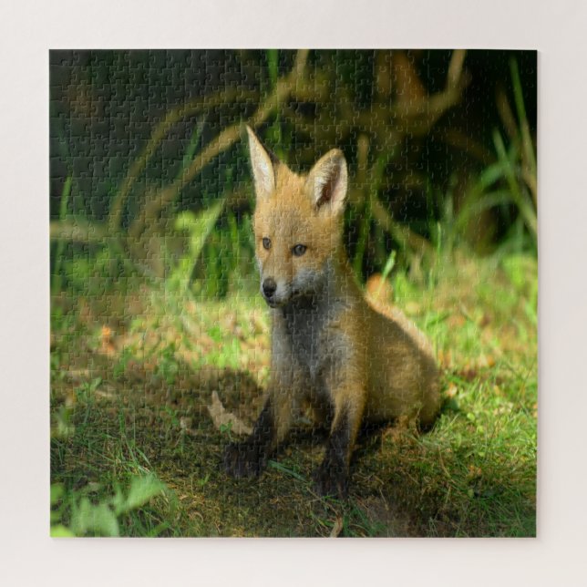 Puzzle Renard bébé adorable (Vertical)