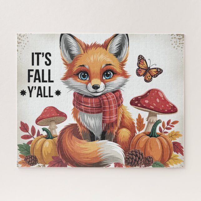 Puzzle Renard d'automne (Horizontal)