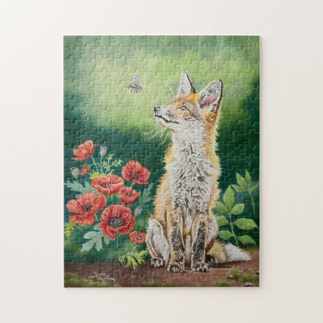Puzzle Renard et Abeille (Vertical)