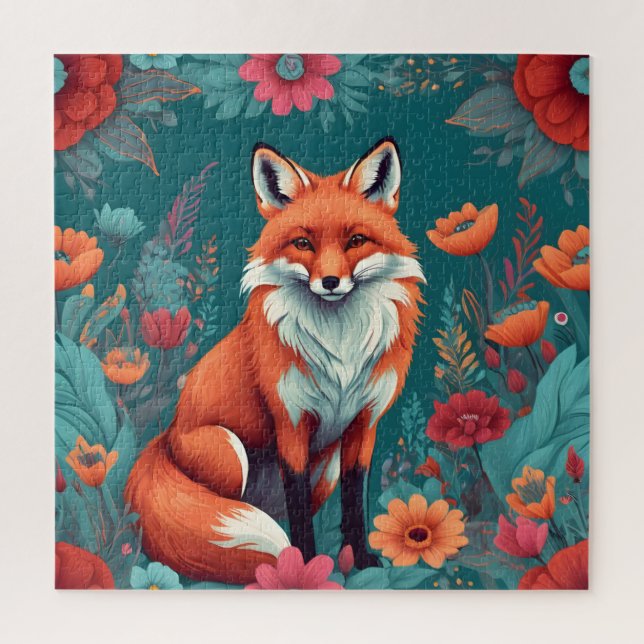 Puzzle Renard orange mignon (Vertical)