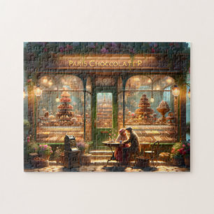 Puzzle Rendez-vous doux des amoureux de la chocolaterie p
