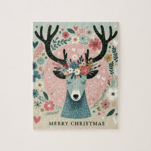 Puzzle “Renne de Noël“