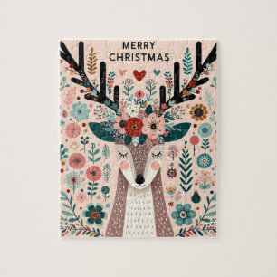 Puzzle “Renne de Noël“