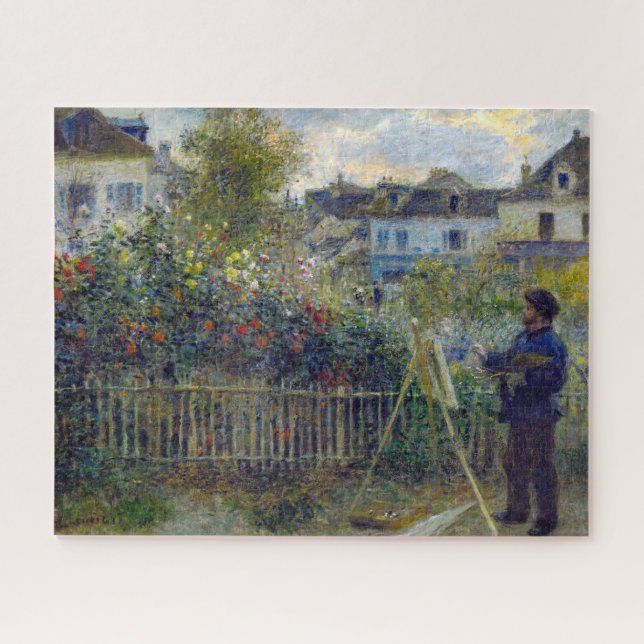 Puzzle Renoir - Claude Monet Peinture dans son jardin (Horizontal)