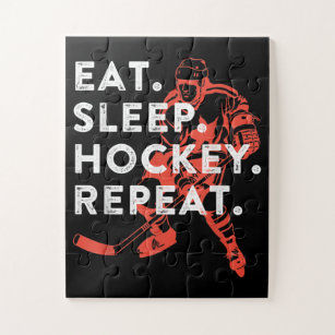 Puzzle Répéter le hockey du sommeil - Cadeau