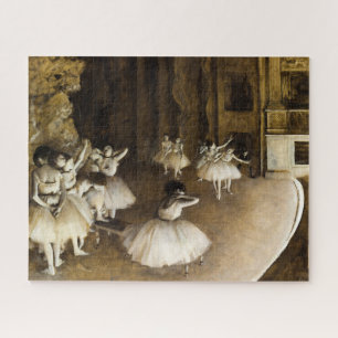 Puzzle Répétition de ballet sur scène par Edgar Degas