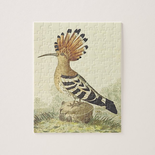 Puzzle Représentation vintage d'un casse-tête d'oiseaux (Vertical)