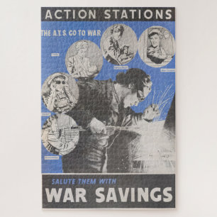 Puzzle Reprint of British wartime poster.
