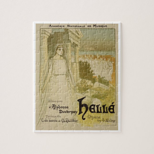 Puzzle Reproduction d'une publicité par affichage l'opéra (Vertical)