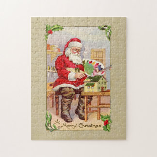 Puzzle Reproduction vintage de Père Noël de Noël