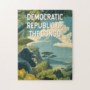 Puzzle République démocratique du Congo Illustration