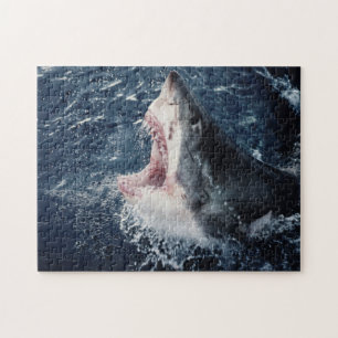 Puzzle Requin élevé bouche ouverte