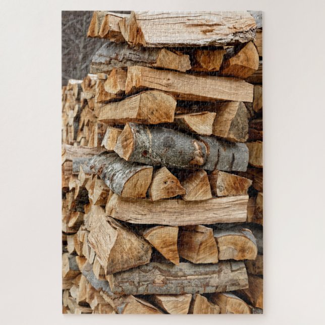Puzzle réserve de bois de chauffage (Vertical)