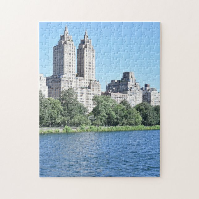 Puzzle Réservoir de New York City Central Park NYC Skylin (Vertical)