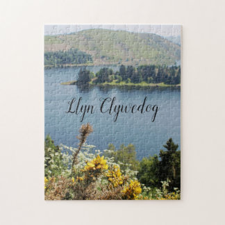 Puzzle Réservoir Llyn Clywedog Souvenir gallois au centre