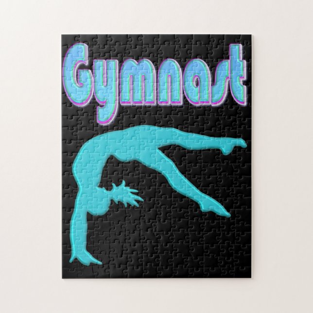 Puzzle Ressort de gymnastique Départ Turquoise (Vertical)
