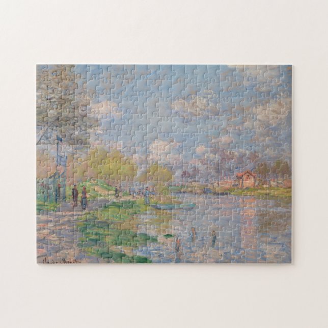 Puzzle Ressort par la Seine par Claude Monet (Horizontal)