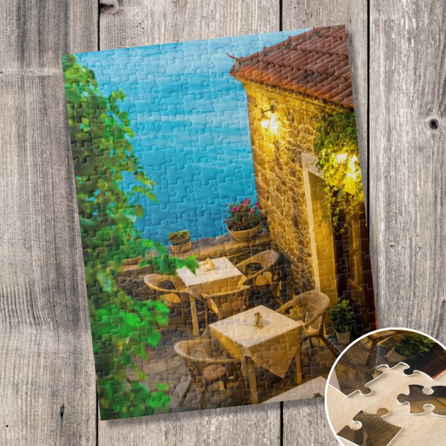 Puzzle Restaurant au bord de la mer (Créateur téléchargé)