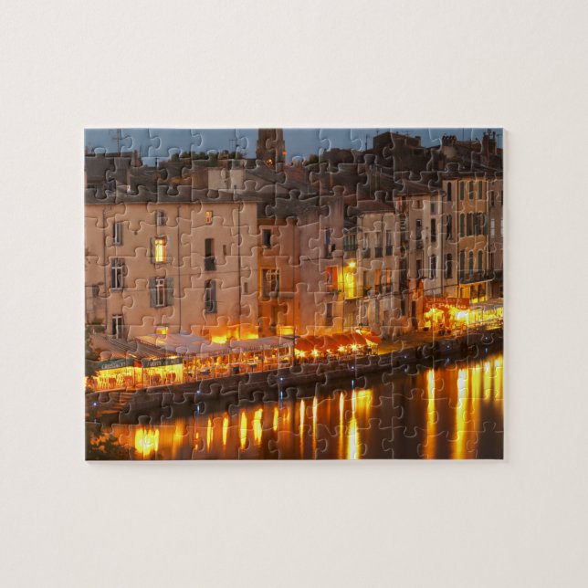 Puzzle Restaurants le long de la rivière l'Hérault. L'Hér (Horizontal)