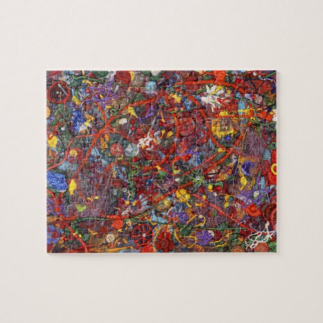 Puzzle Résumé - Peinture textile - Santé mentale (Horizontal)