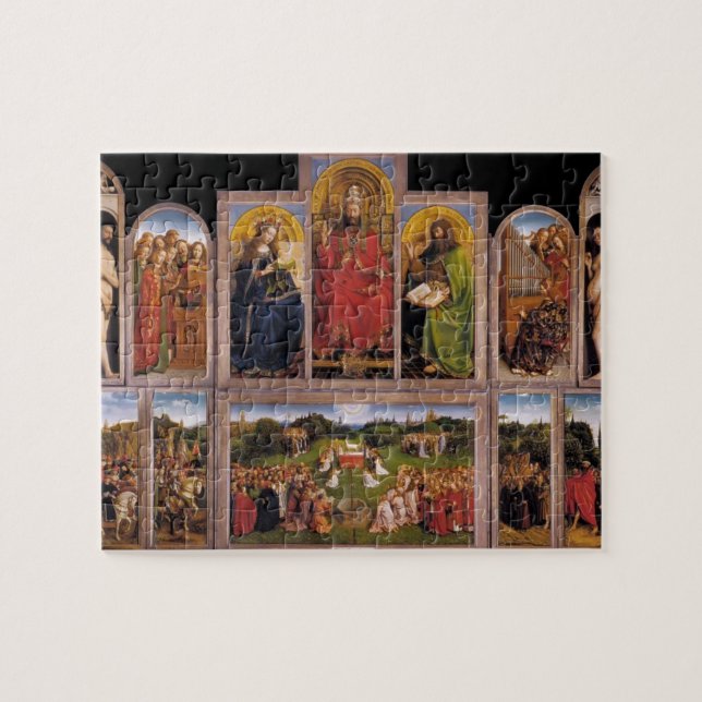 Puzzle Retable de janv. van Eyck- The Gand (Horizontal)