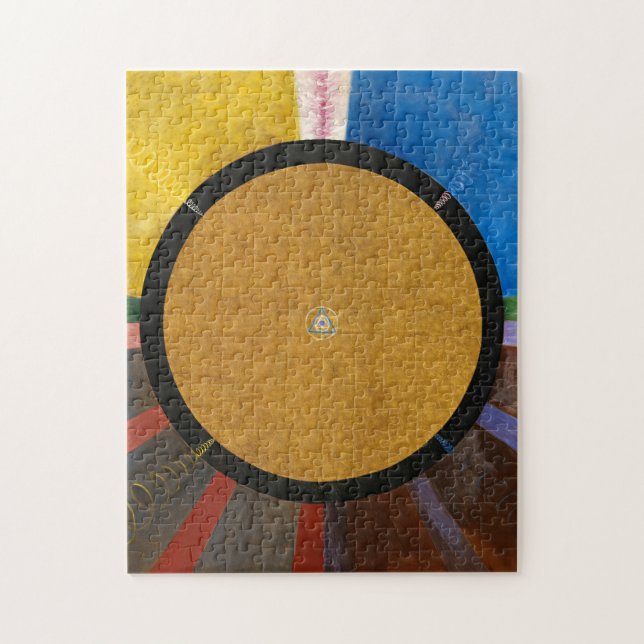 Puzzle Retable, Groupe X, No 3 par Hilma af Klint (Vertical)