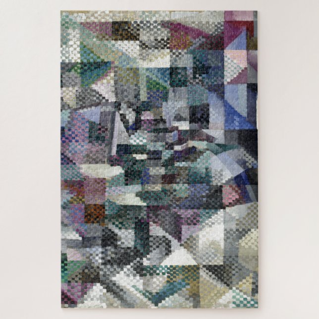 Puzzle Retarder la fenêtre de peinture de l'art Abstrait  (Vertical)