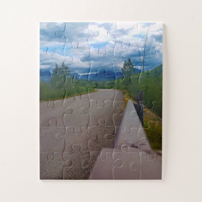 Puzzle Retour vers le parc national des glaciers de Poleb (Vertical)