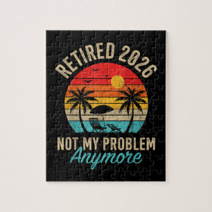 Puzzle Retraité 2026 plus mon problème À la retraite