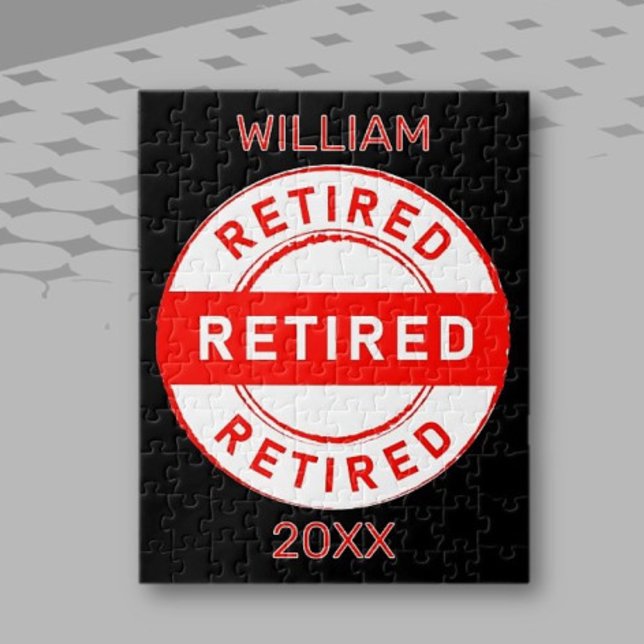 Puzzle Retraite Fun ! Cadeau de retraite personnalisé (Créateur téléchargé)