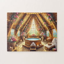 Retraite romantique de spa loft avec jacuzzi et lu