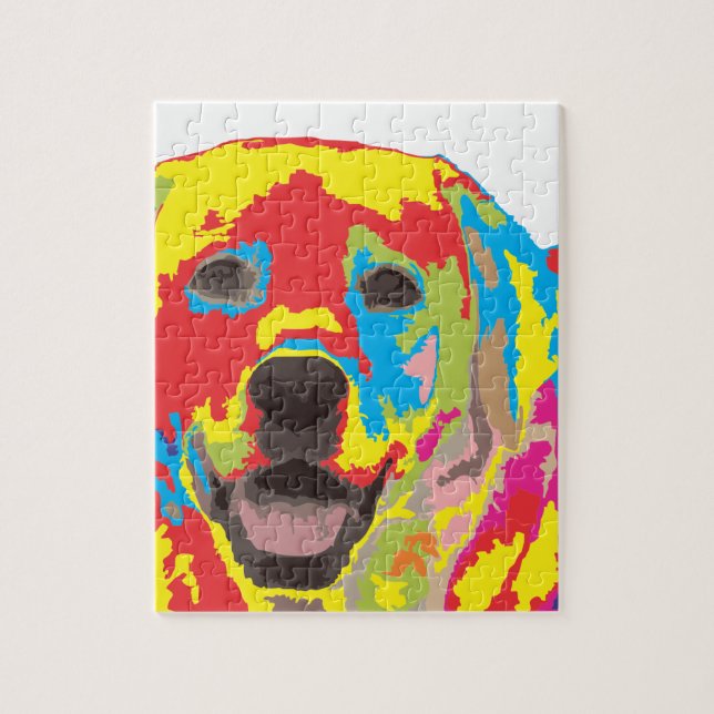 Puzzle retriever du Labrador (Vertical)