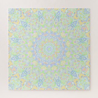 Puzzle Retro Boho Hippie Vintage Trippy Pastel Mandala